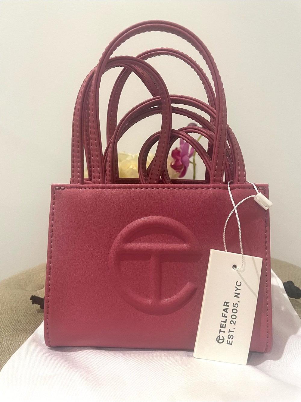 Telfar Small Corn Beef Shopping Bag - Picture 10 of 11